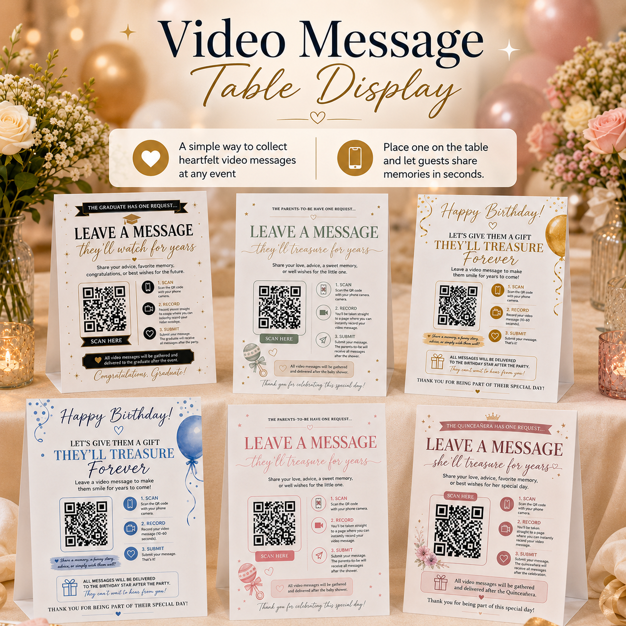 The Tabletop Video Guestbook™