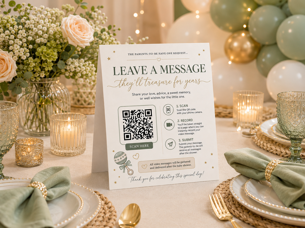 Video Message Table Displays
