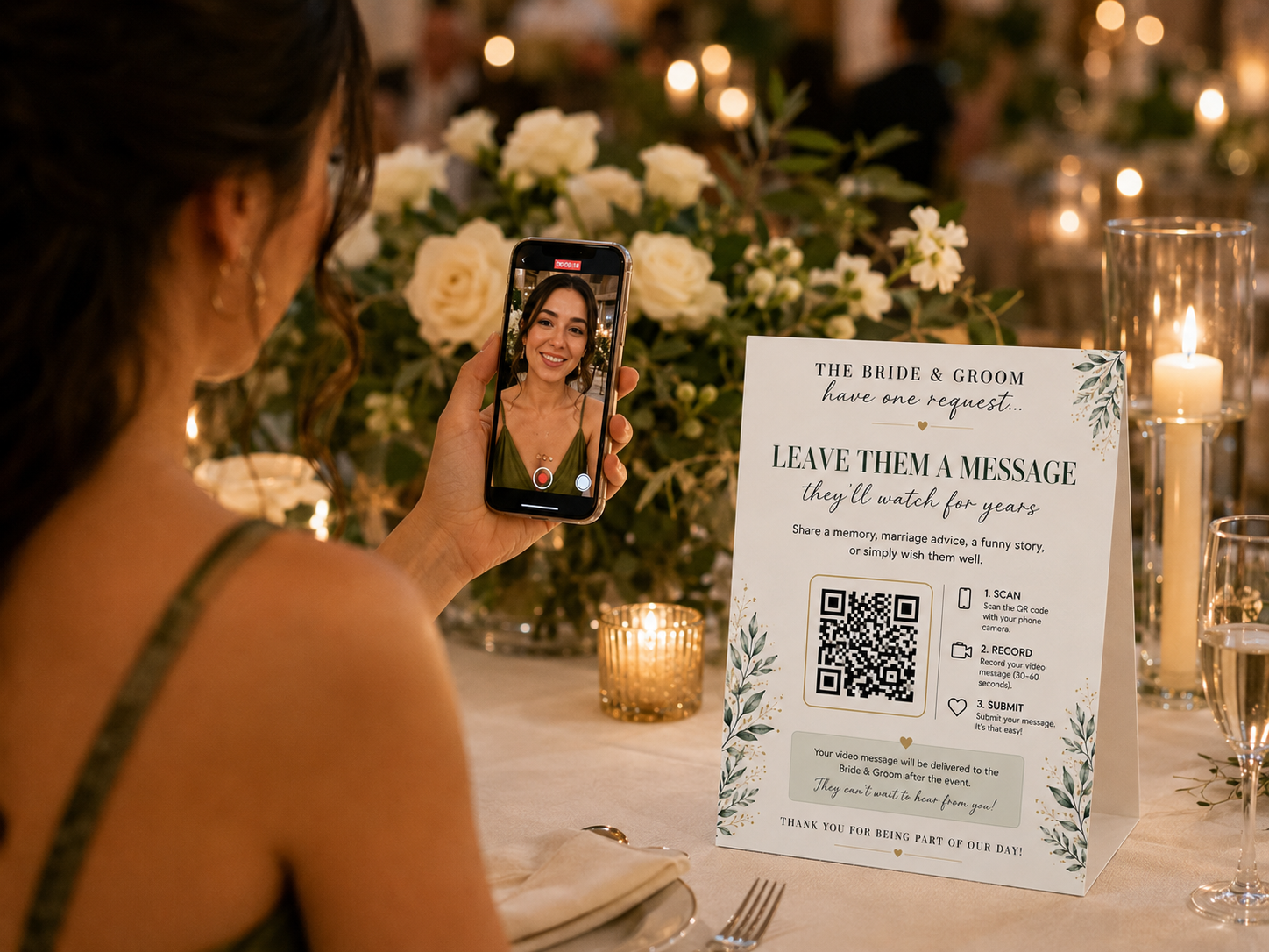 Video Message Table Displays