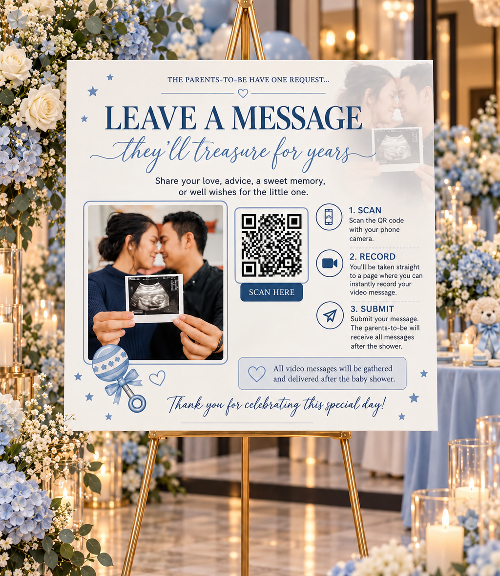 Large Video Message Canvas