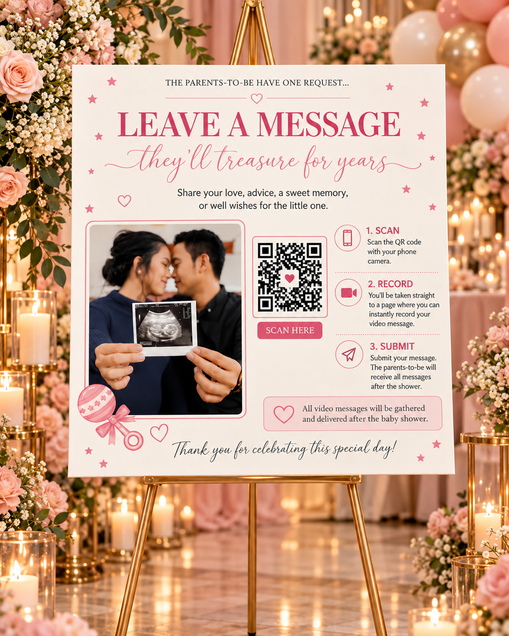 Large Video Message Canvas