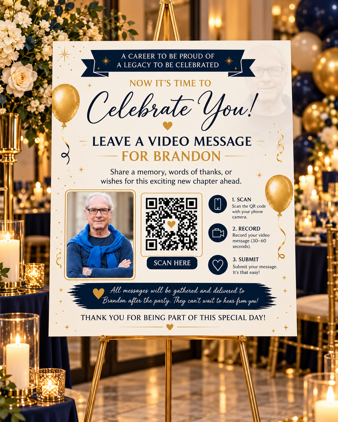 Large Video Message Canvas