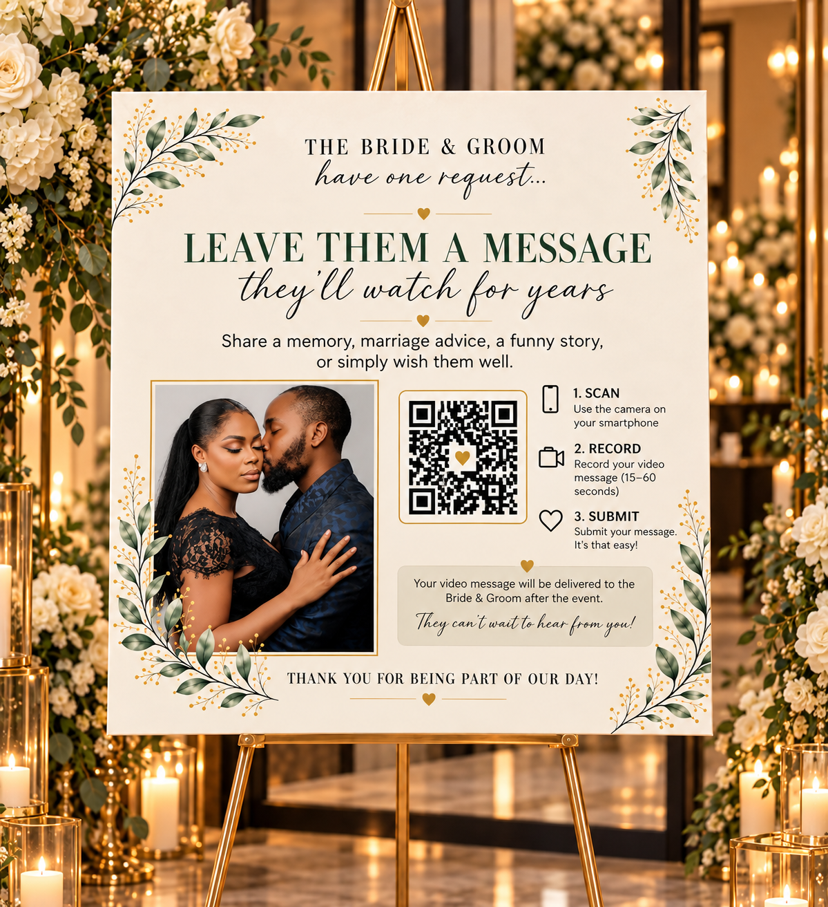 Large Video Message Canvas