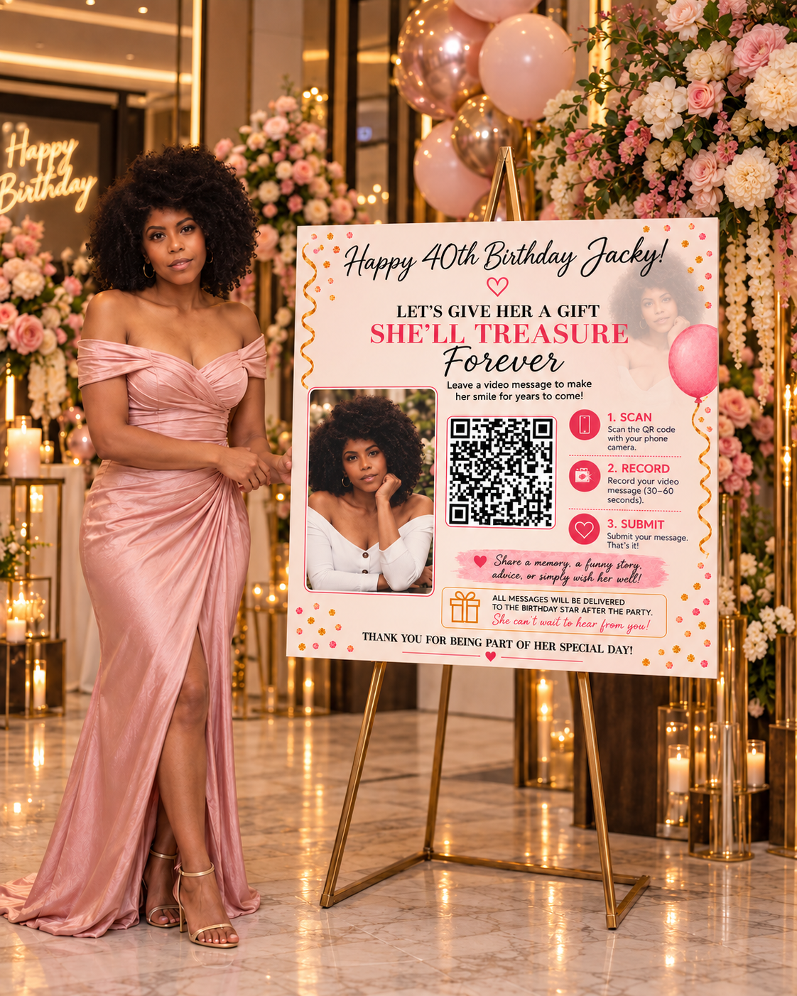 Large Video Message Canvas