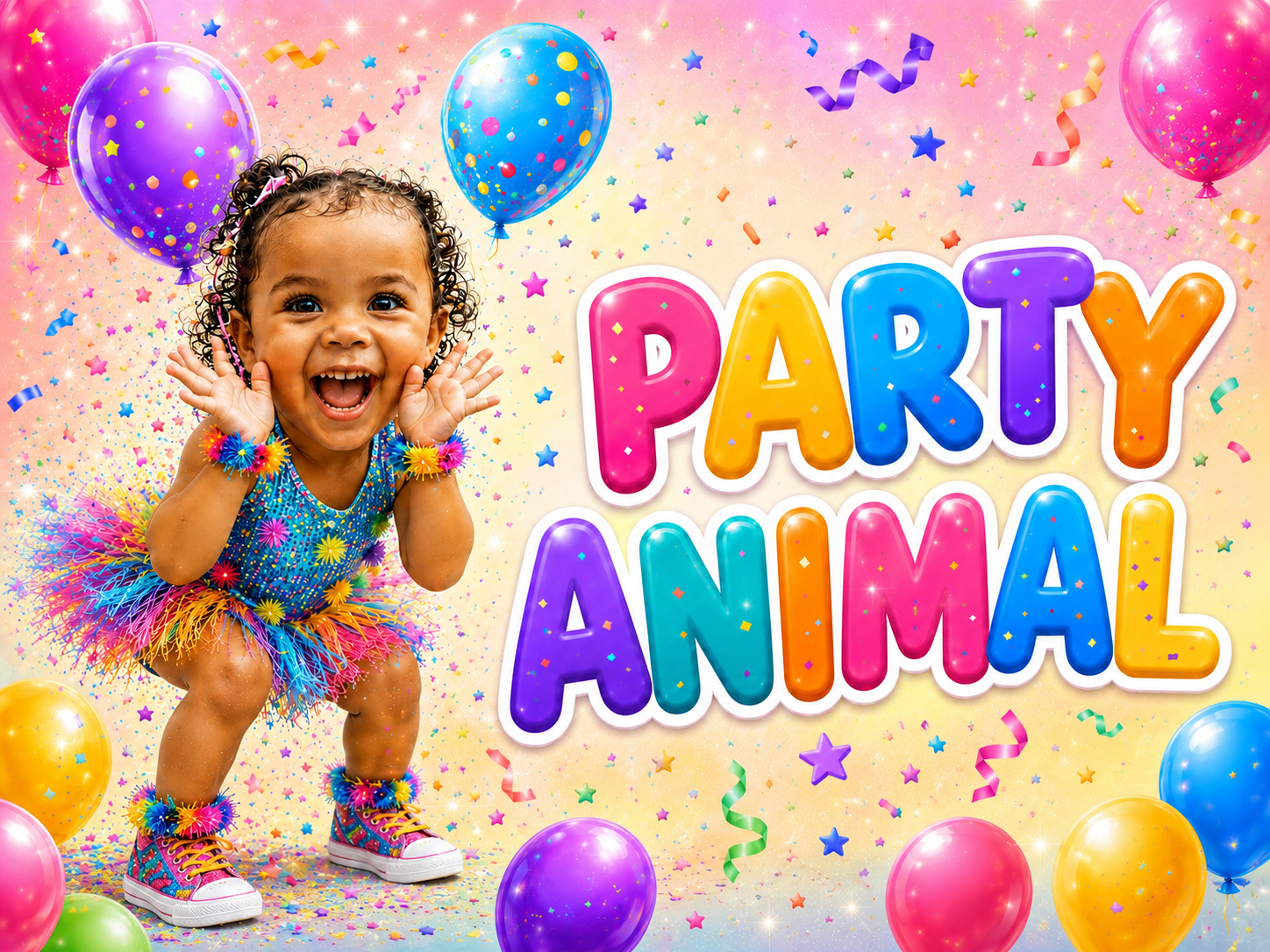 Custom Kids Birthday Photo Booth Props