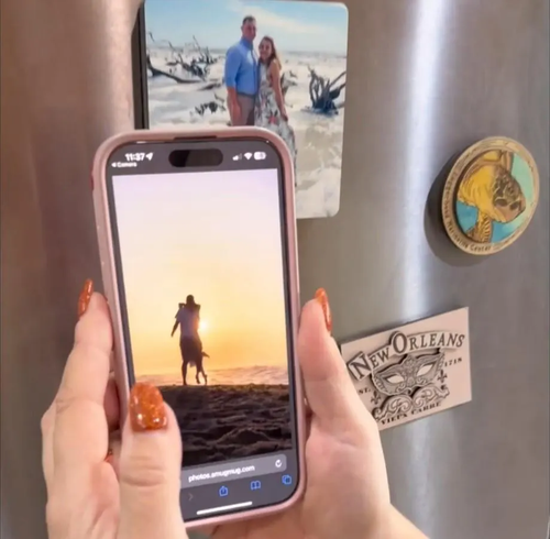 Love Story Magnet | Romantic Photo, Music & Video Gift