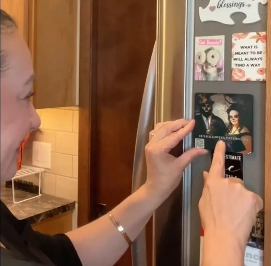 Love Story Magnet | Romantic Photo, Music & Video Gift