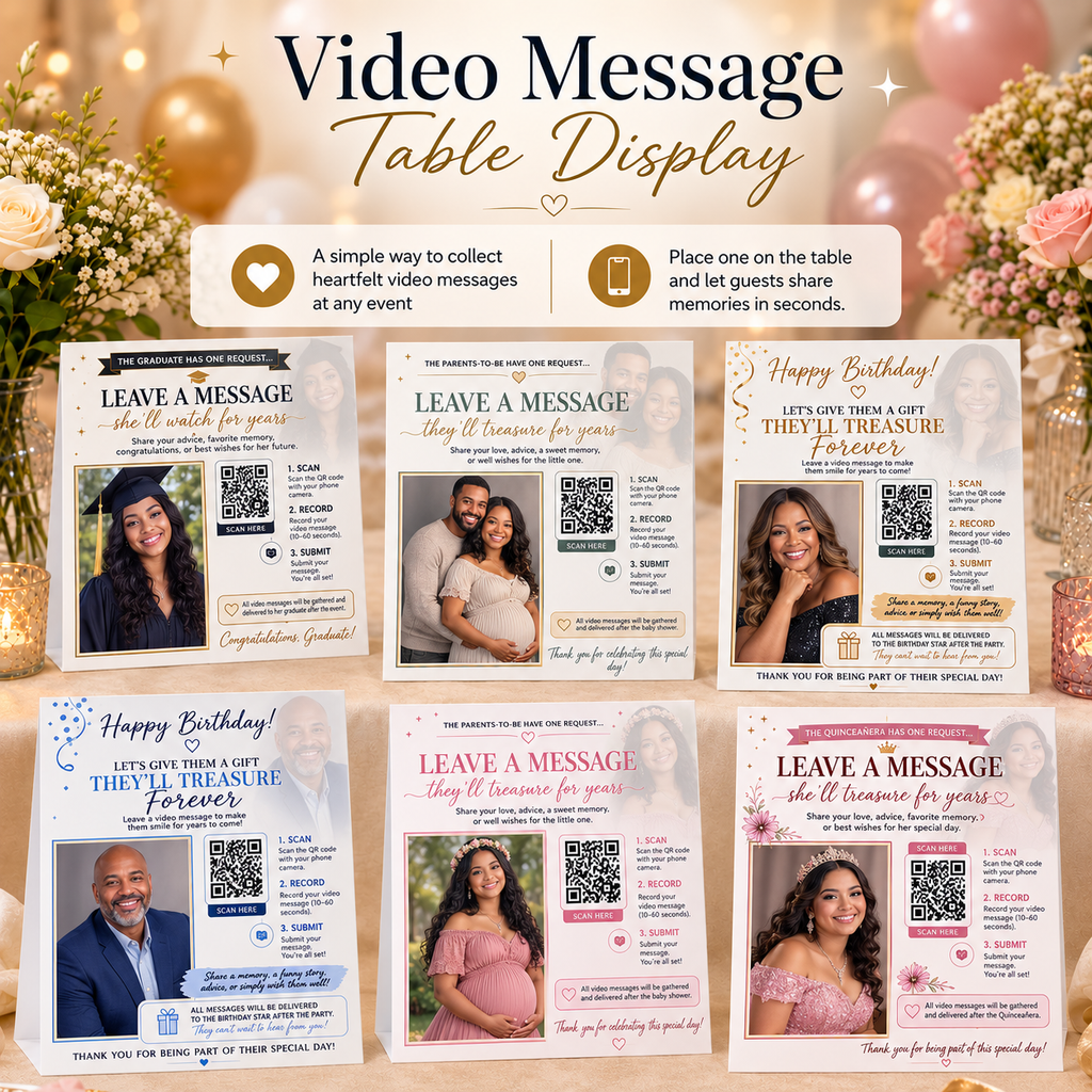 The Tabletop Video Guestbook™