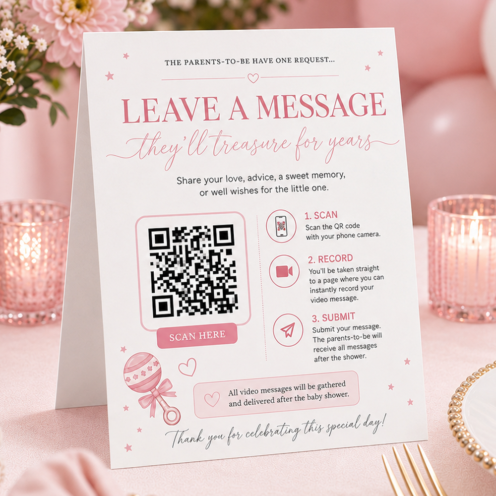 Video Message Table Displays
