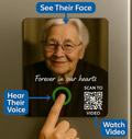 Forever Voice Magnet | Memorial Photo, Voice & Video Keepsake