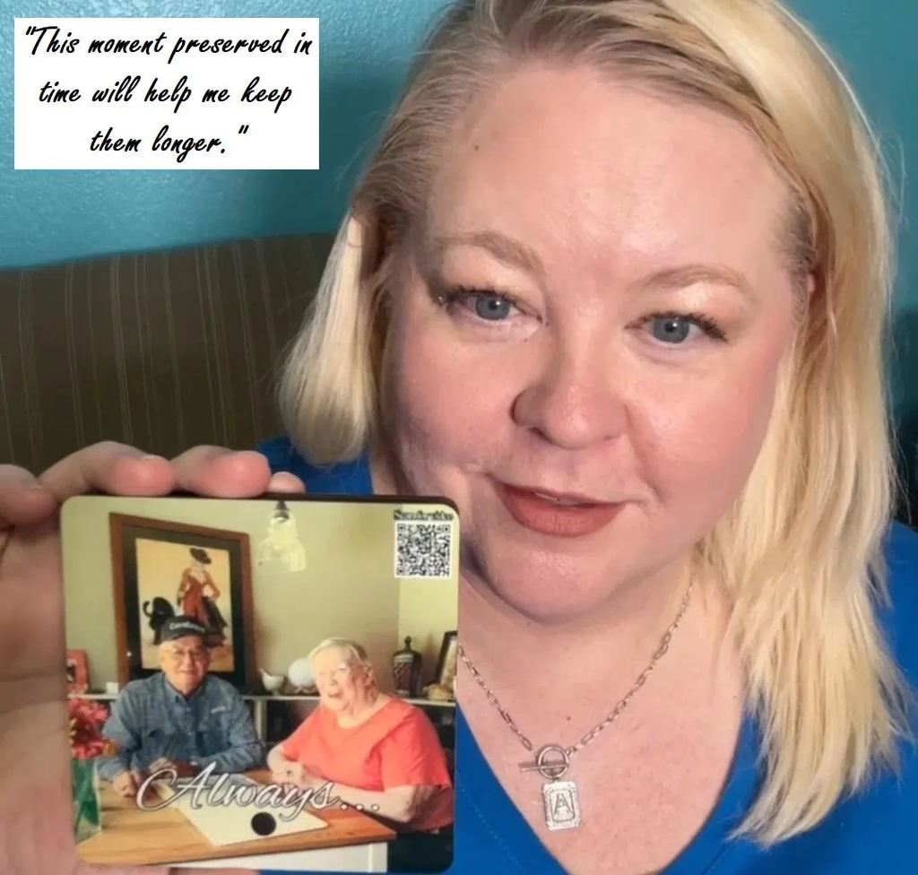 Forever Voice Magnet | Memorial Photo, Voice & Video Keepsake