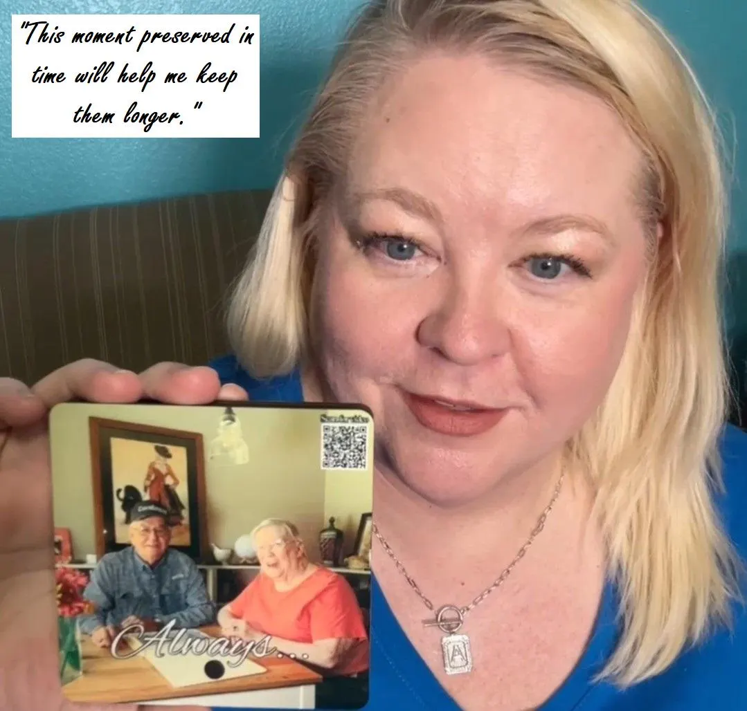Forever Voice Magnet | Memorial Photo, Voice & Video Keepsake